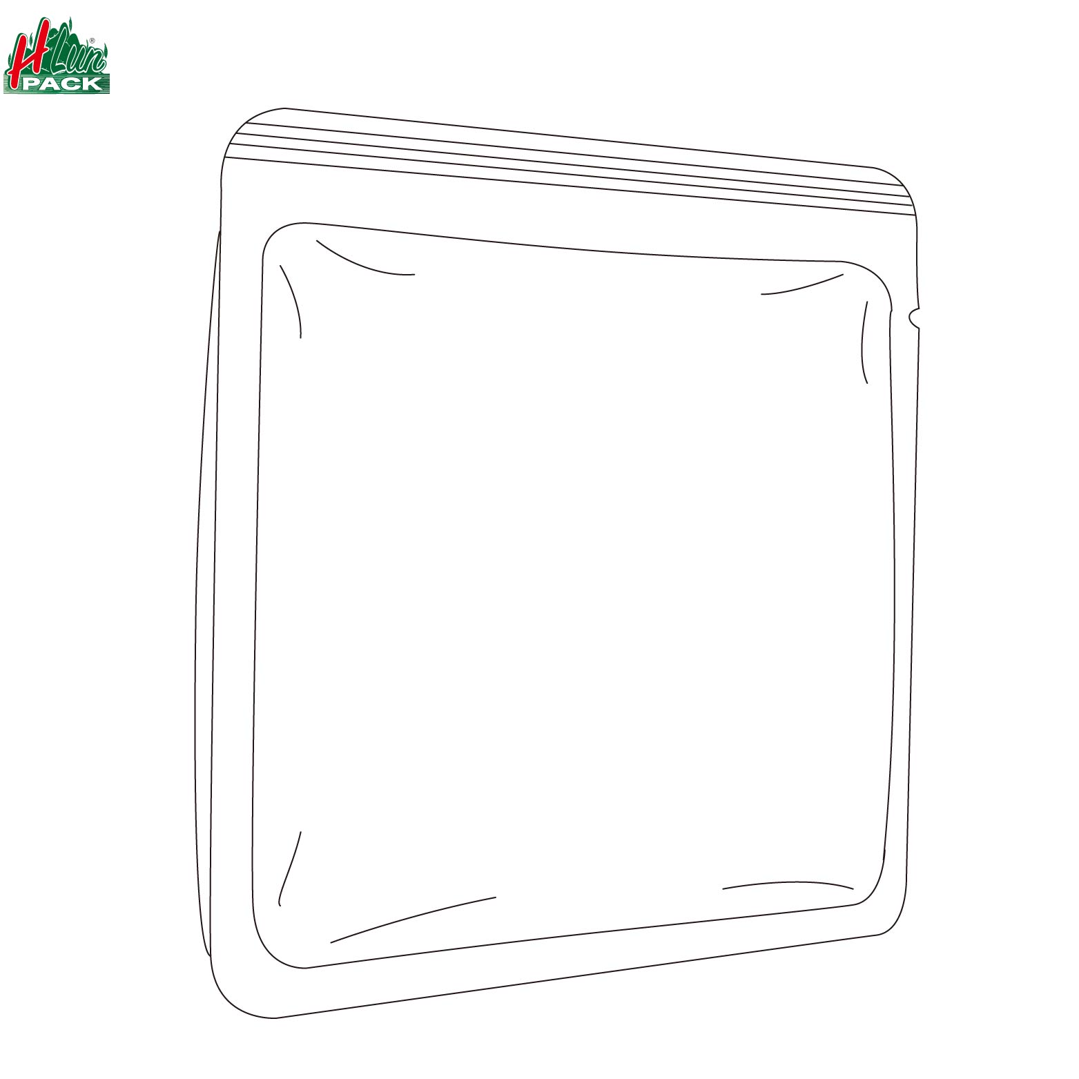 Beutel mit 3 seitlichen Dichtungen