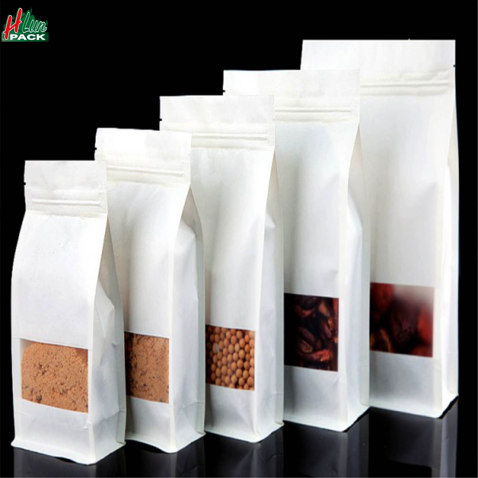 Geformte und transparente Tasche